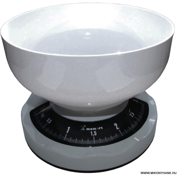 Mechanikus konyhamérleg és tál egyben 3kg
